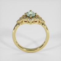 1.00 Ct. Green Sapphire Ring, 14K Yellow Gold 3