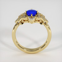 2.19 Ct. Blue Sapphire Ring, 14K Yellow Gold 3