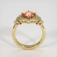 2.36 Ct. Padparadscha Sapphire Ring, 14K Yellow Gold 3