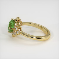 3.99 Ct. Green Sapphire Ring, 14K Yellow Gold 4