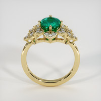 1.61 Ct. Emerald Ring, 18K Yellow Gold 3