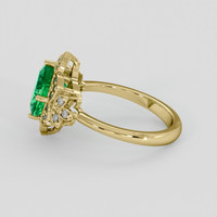 2.35 Ct. Emerald Ring, 18K Yellow Gold 4