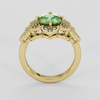 2.12 Ct. Alexandrite Ring, 18K Yellow Gold 3