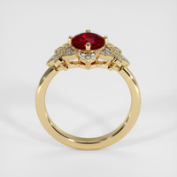 1.24 Ct. Ruby Ring, 18K Yellow Gold 3