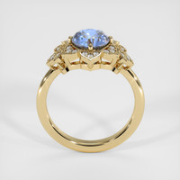 2.04 Ct. Blue Sapphire Ring, 18K Yellow Gold 3