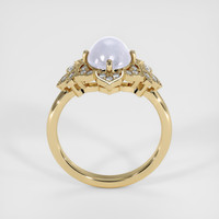 6.04 Ct. Grey Sapphire Ring, 18K Yellow Gold 3