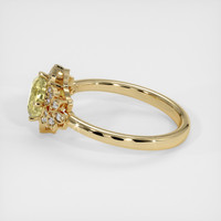 1.07 Ct. Yellow Sapphire Ring, 18K Yellow Gold 4