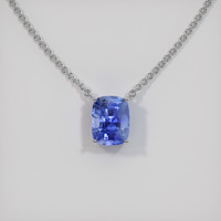 3.62 Ct. Sapphire Necklace, Platinum 950 1
