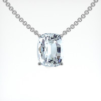 6.66 Ct. Gemstone Necklace, Platinum 950 1