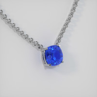 2.55 Ct. Sapphire Necklace, Platinum 950 2