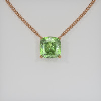 1.68 Ct. Gemstone Necklace, 14K Rose Gold 1