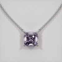 1.52 Ct. Gemstone Necklace, 14K White Gold 1