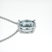 6.66 Ct. Gemstone Necklace, 14K White Gold 3