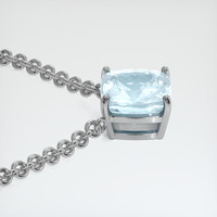 4.52 Ct. Gemstone Necklace, 14K White Gold 3