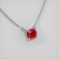 Ruby Necklace 1.02 Ct., 14K White Gold Preview