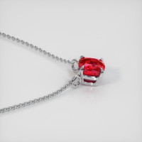 Ruby Necklace 1.02 Ct., 14K White Gold Preview