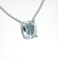 6.66 Ct. Gemstone Necklace, 18K White Gold 2