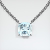 4.52 Ct. Gemstone Necklace, 18K White Gold 1