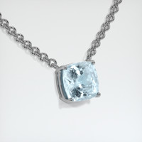 4.52 Ct. Gemstone Necklace, 18K White Gold 2