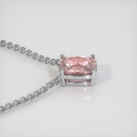 3.41 Ct. Sapphire Necklace, 18K White Gold 3
