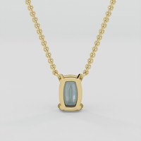 0.54 Ct. Alexandrite Necklace, 10K Yellow Gold 4