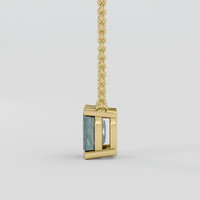 0.54 Ct. Alexandrite Necklace, 14K Yellow Gold 3