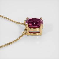 0.57 Ct. Sapphire Necklace, 14K Yellow Gold 3