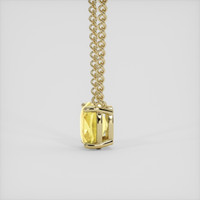 2.12 Ct. Yellow Sapphire Necklace, 14K Yellow Gold 3
