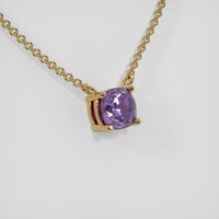 0.83 Ct. Sapphire Necklace, 14K Yellow Gold 2