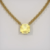 7.69 Ct. Sapphire Necklace, 14K Yellow Gold 1