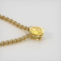 7.69 Ct. Sapphire Necklace, 18K Yellow Gold 3