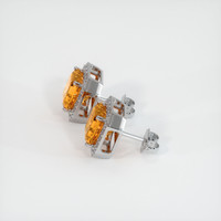 <span>5.07</span>&nbsp;<span class="tooltip-light">Ct.Tw.<span class="tooltiptext">Total Carat Weight</span></span> Sapphire Earrings, Platinum 950 3