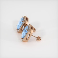 <span>5.98</span>&nbsp;<span class="tooltip-light">Ct.Tw.<span class="tooltiptext">Total Carat Weight</span></span> Gemstone Earrings, 14K Rose Gold 3