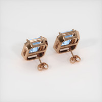 <span>5.98</span>&nbsp;<span class="tooltip-light">Ct.Tw.<span class="tooltiptext">Total Carat Weight</span></span> Gemstone Earrings, 14K Rose Gold 4