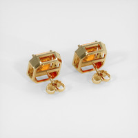<span>5.07</span>&nbsp;<span class="tooltip-light">Ct.Tw.<span class="tooltiptext">Total Carat Weight</span></span> Sapphire Earrings, 18K Yellow Gold 4
