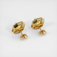 <span>2.30</span>&nbsp;<span class="tooltip-light">Ct.Tw.<span class="tooltiptext">Total Carat Weight</span></span> Sapphire Earrings, 18K Yellow Gold 4