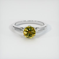 1.37 Ct. Sapphire Ring, Platinum 950 1