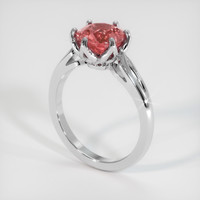 2.10 Ct. Gemstone Ring, Platinum 950 2