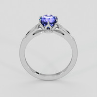 2.05 Ct. Purplish Blue Sapphire Ring, Platinum 950 3