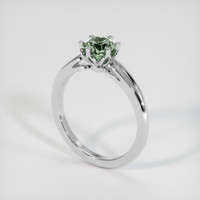 0.97 Ct. Green Sapphire Ring, Platinum 950 2
