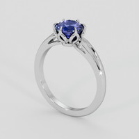 1.49 Ct. Violet Sapphire Ring, Platinum 950 2