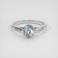 1.12 Ct. Bi Color Sapphire Ring, Platinum 950 1