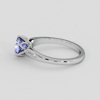 1.34 Ct. Purplish Blue Sapphire Ring, Platinum 950 4