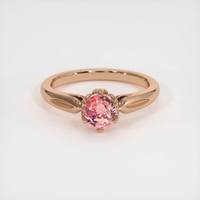 1.03 Ct. Sapphire Ring, 14K Rose Gold 1