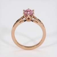 1.11 Ct. Padparadscha Sapphire Ring, 14K Rose Gold 3
