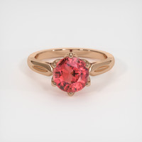 2.10 Ct. Gemstone Ring, 18K Rose Gold 1