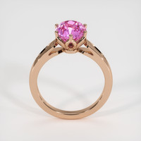 2.12 Ct. Sapphire Ring, 18K Rose Gold 3