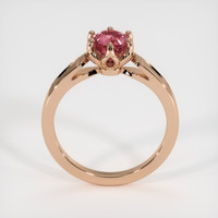 1.06 Ct. Pink Sapphire Ring, 18K Rose Gold 3