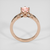 1.06 Ct. Padparadscha Sapphire Ring, 18K Rose Gold 3