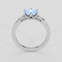 1.05 Ct. Blue Sapphire Ring, Silver 3